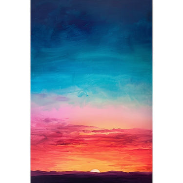 Sunset Gradient Canvas